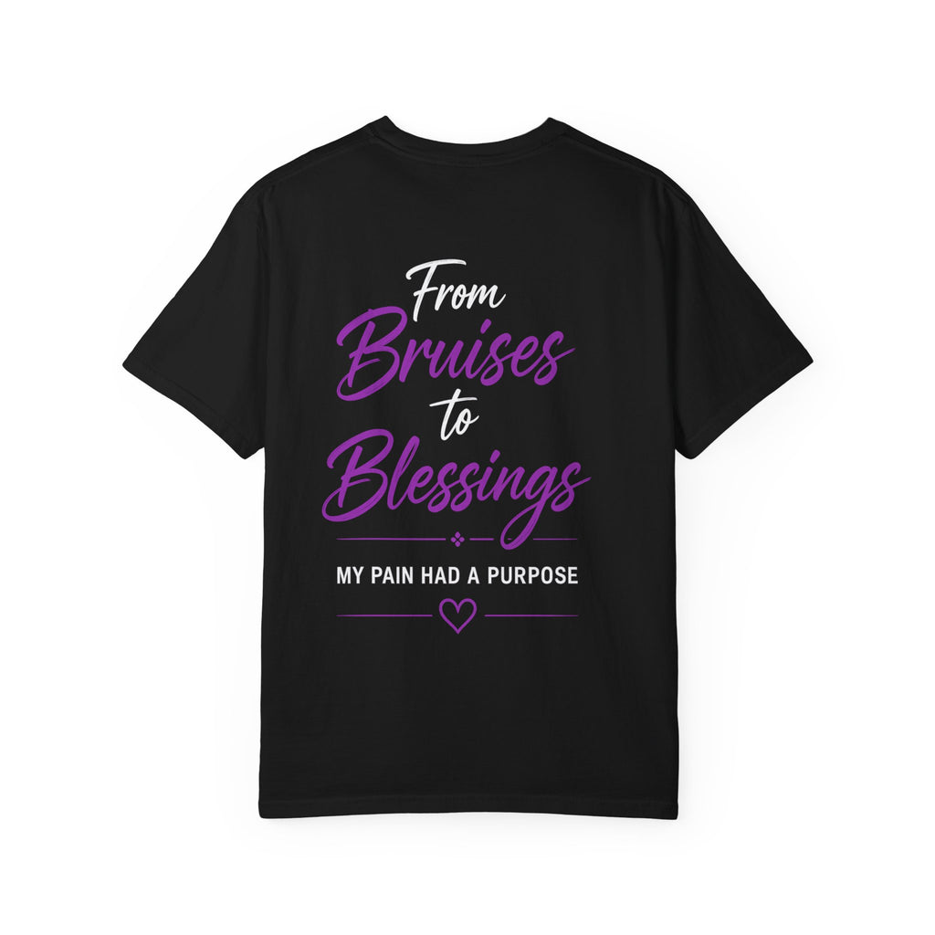 Survivor Awareness T-Shirt — "Survivor" Purple Ribbon Breast Cancer Support Tee