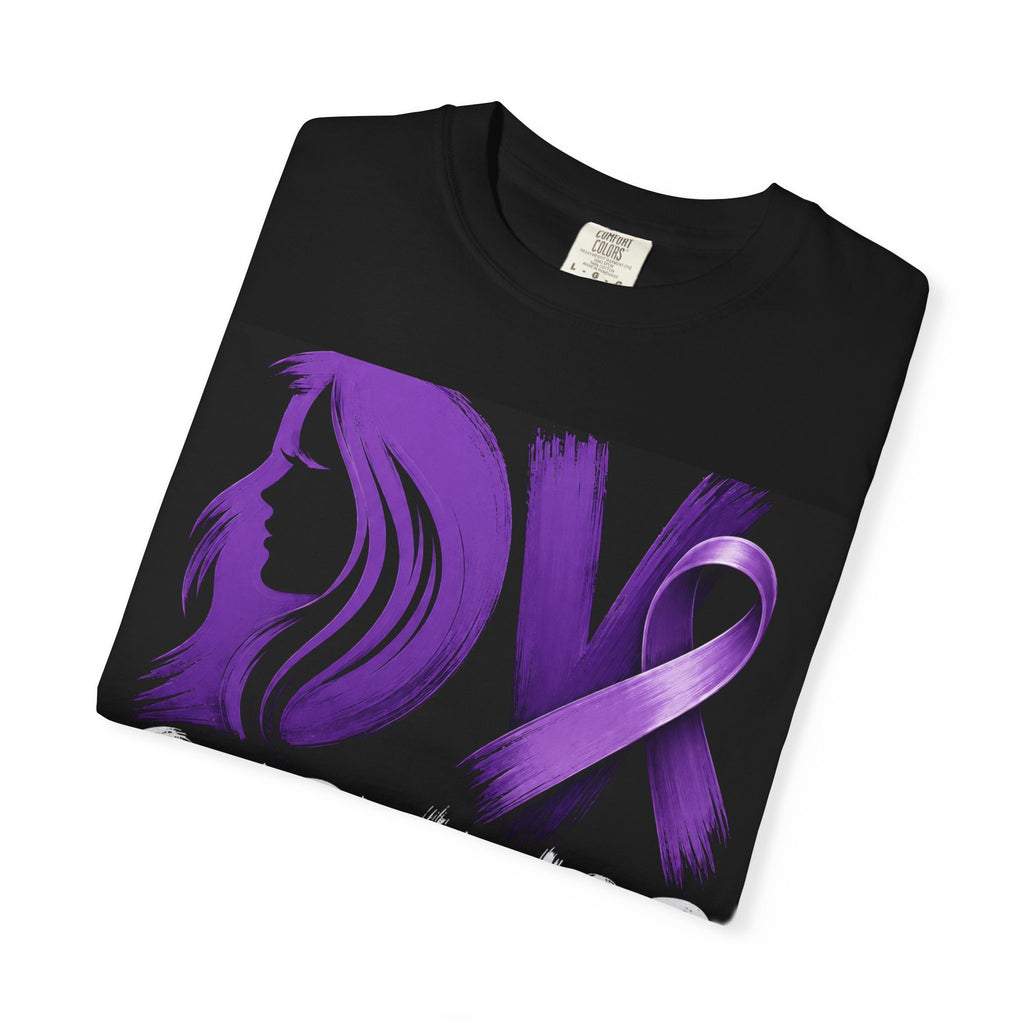 Survivor Ribbon T-Shirt — "Not What Happened to Me, But Not What Defines Me"