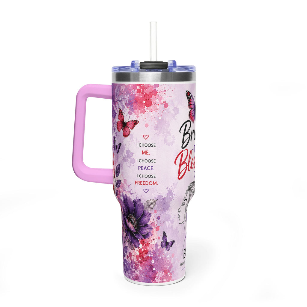 Bruises to Blessings 40oz Awareness Tumbler