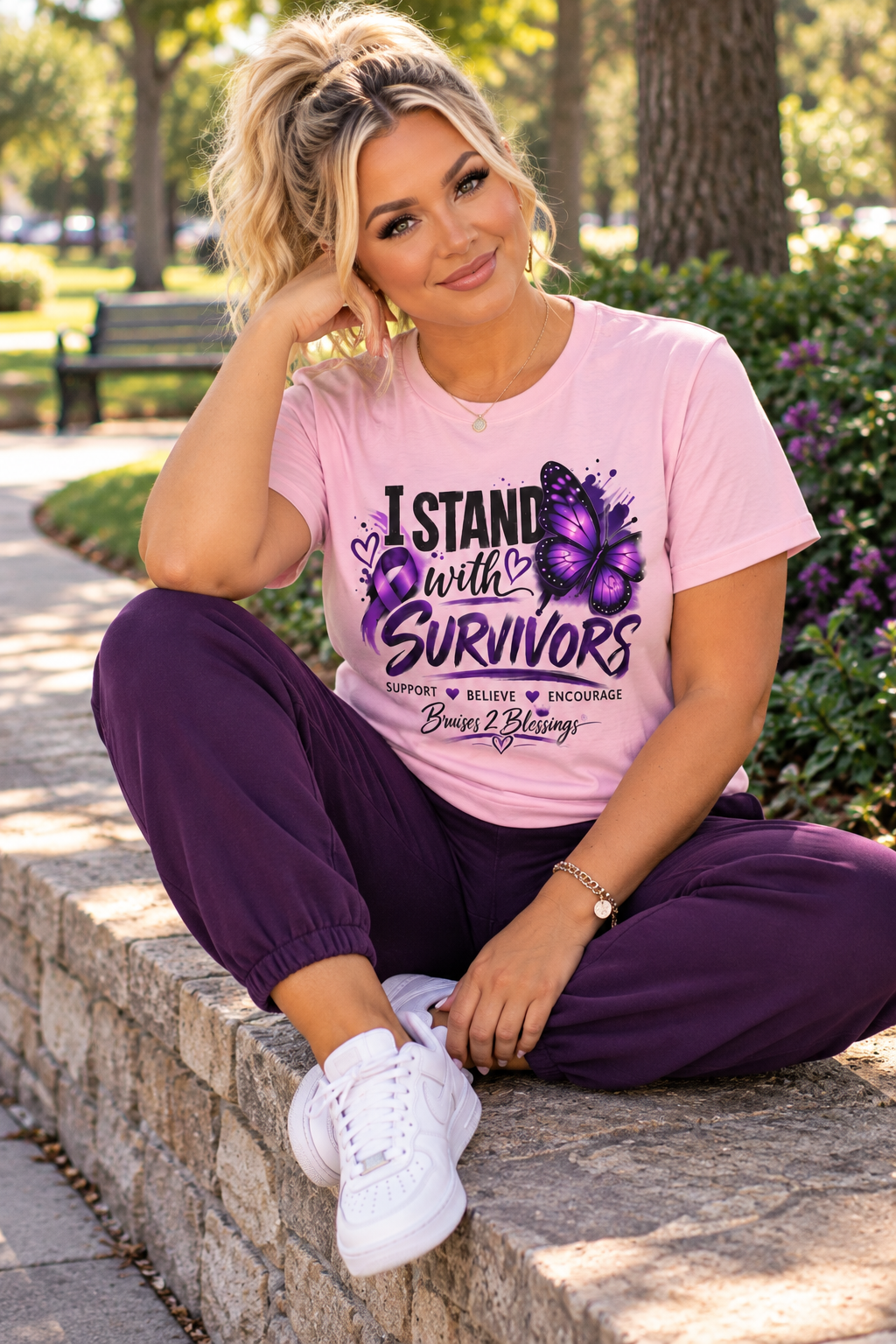 "I Stand With Survivors"
